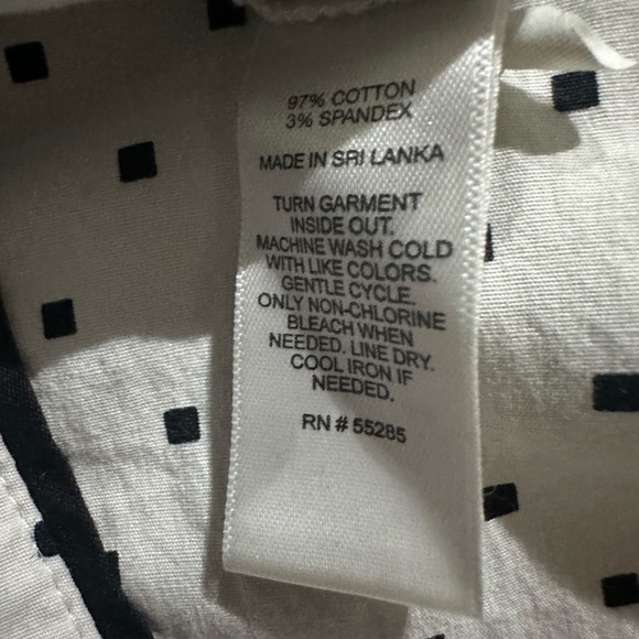 Express fitted Women’s polka dot button down size small - Picture 5 of 5